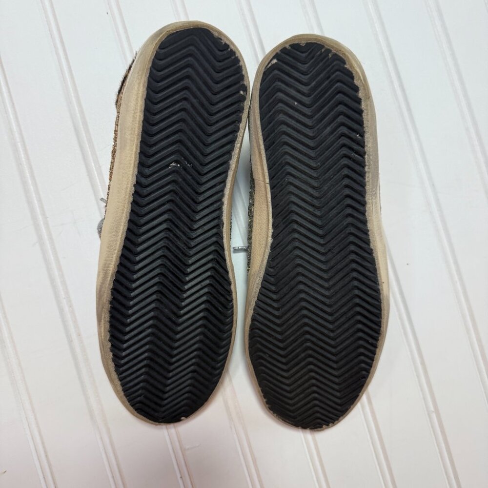 Golden Goose Superstar Glitter Animal Leopard Print Sneakers  Size: 10 / 40 - Picture 9 of 13